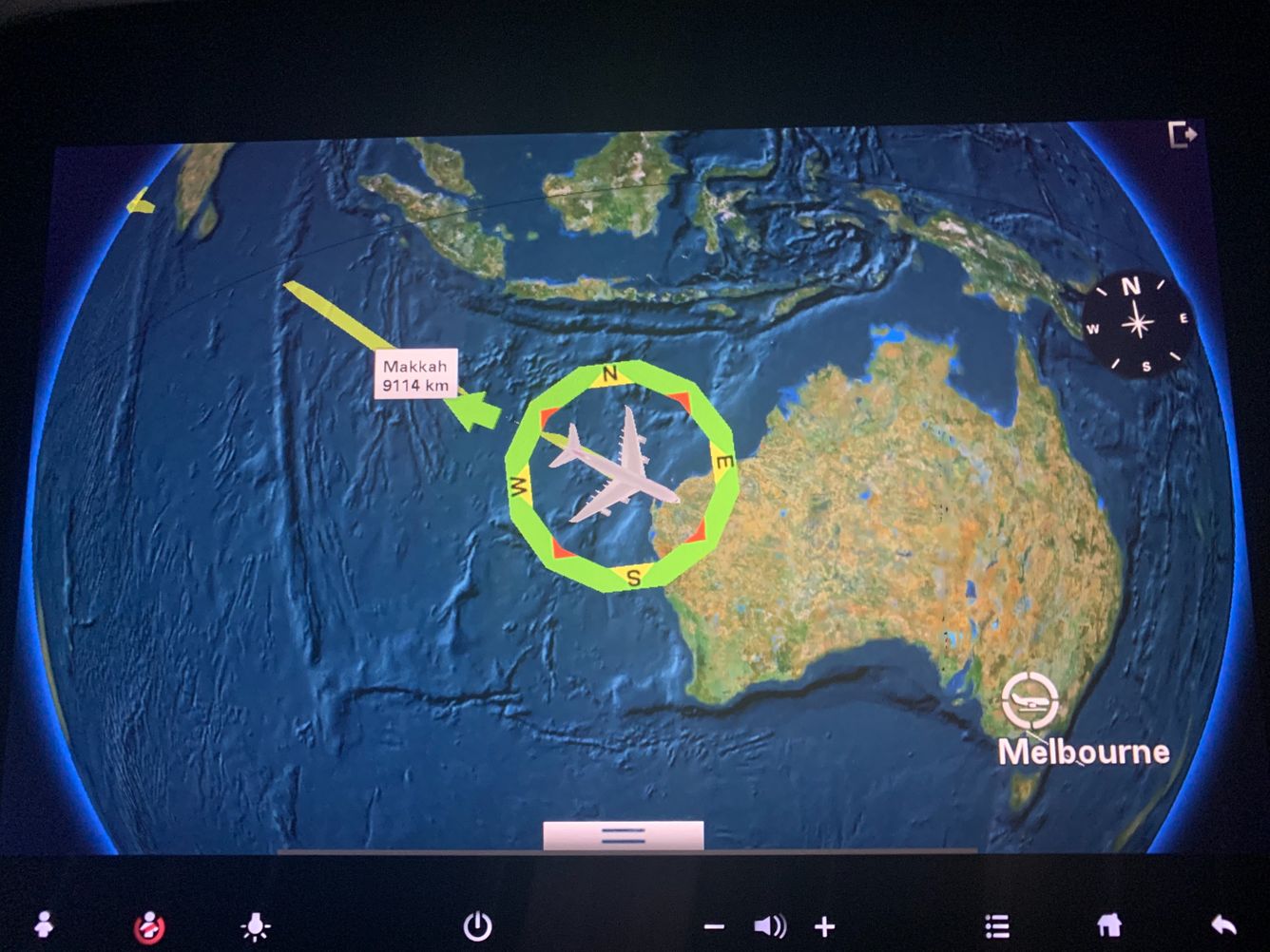 U2 Australien: Tag 3 - We have started our decent into Melbourne